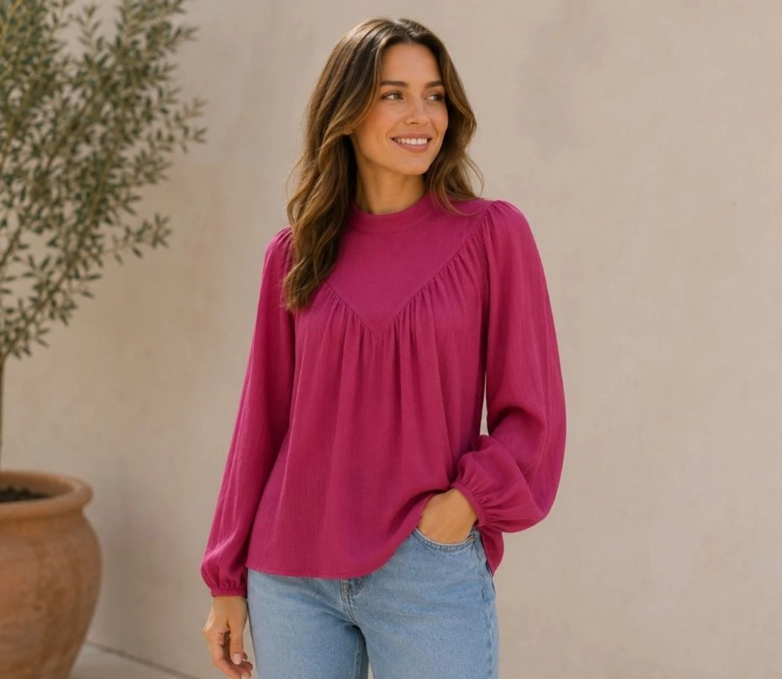 Cortefiel Pink Blouse
